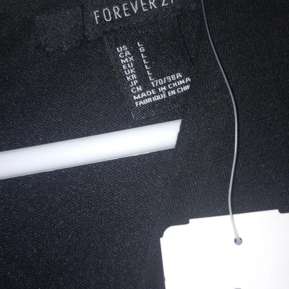 Forever 21 Black and White Striped Asymmetrical Dress - Picture 5 of 6